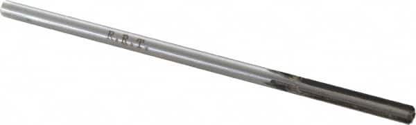 Made in USA - 0.1865" Carbide-Tipped 4 Flute Chucking Reamer - Straight Flute, 1-1/8" Straight Shank, 1-1/8" Flute Length, 4-1/2" OAL - Benchmark Tooling