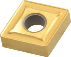 Interstate - CNMG432 Grade TCN55 Carbide Turning Insert - TiN Finish, 80° Diamond, 1/2" Inscr Circle, 3/16" Thick, 1/32" Corner Radius - Benchmark Tooling