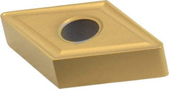 Interstate - DNMG432 Grade TCN55 Carbide Turning Insert - TiN Finish, 55° Diamond, 1/2" Inscr Circle, 3/16" Thick, 1/32" Corner Radius - Benchmark Tooling