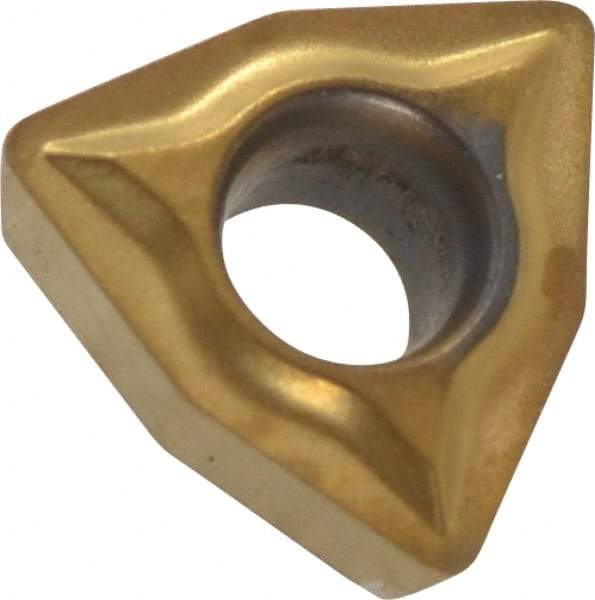 Interstate - WPMT1.51.21 Grade TCN55 Carbide Turning Insert - 80° Trigon, 3/16" Inscr Circle, 5/64" Thick, 1/64" Corner Radius - Benchmark Tooling