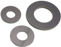 Made in USA - 5/8" Screw, Grade Gray PVC Standard Flat Washer - 0.687" ID x 1-1/2" OD, 1/8" Thick, Plain Finish - Benchmark Tooling