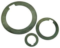 Made in USA - 1/8" Long x 5/16" Wide Notch, 0.003" Thick Internal Notched Washer - 301-304 Stainless Steel, 1-1/4" ID, 1-3/4" OD - Benchmark Tooling