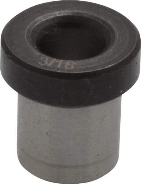 Value Collection - Type H, 3/16" Inside Diam, Head, Press Fit Drill Bushing - 5/16" Body Outside Diam, 5/16" Length Under Head, Steel - Benchmark Tooling