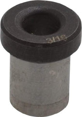 Value Collection - Type H, 3/16" Inside Diam, Head, Press Fit Drill Bushing - 5/16" Body Outside Diam, 3/8" Length Under Head, Steel - Benchmark Tooling