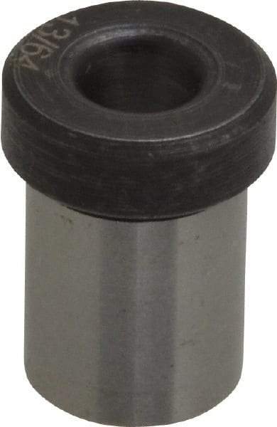 Value Collection - Type H, 13/64" Inside Diam, Head, Press Fit Drill Bushing - 13/32" Body Outside Diam, 1/2" Length Under Head, Steel - Benchmark Tooling