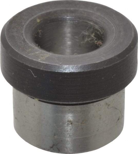 Value Collection - Type H, Letter E Inside Diam, Head, Press Fit Drill Bushing - 13/32" Body Outside Diam, 1/4" Length Under Head, Steel - Benchmark Tooling