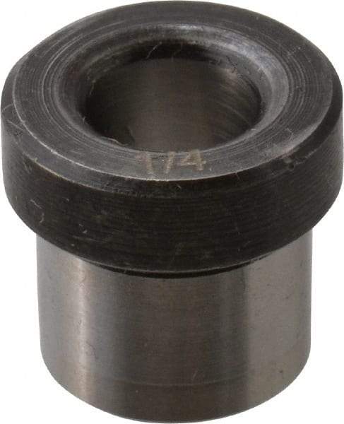 Value Collection - Type H, Letter E Inside Diam, Head, Press Fit Drill Bushing - 13/32" Body Outside Diam, 5/16" Length Under Head, Steel - Benchmark Tooling