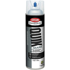 Krylon - 20 fl oz Clear Marking Paint - 50 to 60 Sq Ft Coverage, Solvent-Based Formula - Benchmark Tooling