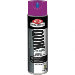 Krylon - 20 fl oz Purple Marking Paint - 50 to 60 Sq Ft Coverage, Solvent-Based Formula - Benchmark Tooling