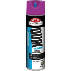 Krylon - 20 fl oz Purple Marking Paint - 50 to 60 Sq Ft Coverage, Water-Based Formula - Benchmark Tooling