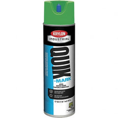 Krylon - 20 fl oz Green Marking Paint - 50 to 60 Sq Ft Coverage, Water-Based Formula - Benchmark Tooling