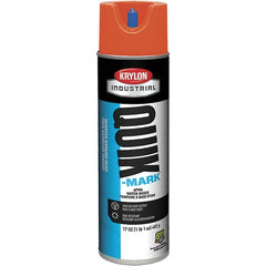 Krylon - 20 fl oz Orange Marking Paint - 50 to 60 Sq Ft Coverage, Water-Based Formula - Benchmark Tooling