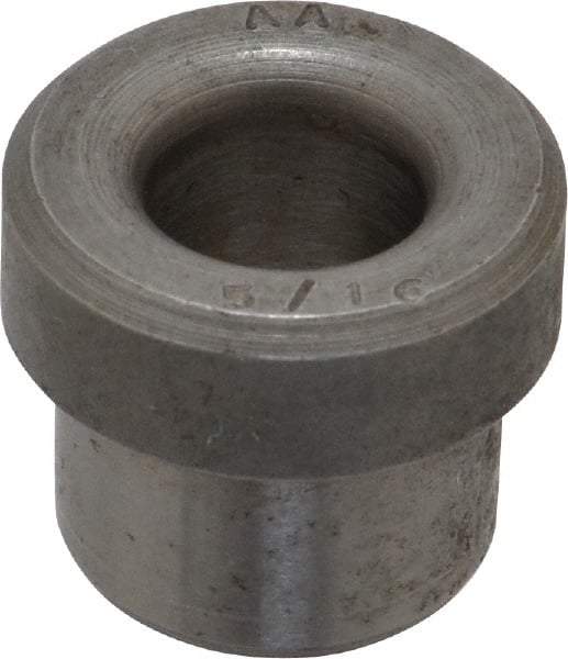 Value Collection - Type H, 5/16" Inside Diam, Head, Press Fit Drill Bushing - 1/2" Body Outside Diam, 5/16" Length Under Head, Steel - Benchmark Tooling