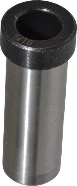 Value Collection - Type H, 5/16" Inside Diam, Head, Press Fit Drill Bushing - 1/2" Body Outside Diam, 1-3/8" Length Under Head, Steel, Counterbored - Benchmark Tooling