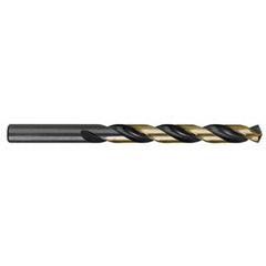 Titan USA - Jobber Length Drill Bits; Drill Bit Size (Wire): #11 ; Drill Bit Size (Decimal Inch): 0.1910 ; Drill Point Angle: 135 ; Drill Bit Material: High Speed Steel ; Drill Bit Finish/Coating: Uncoated ; Flute Type: Spiral - Exact Industrial Supply