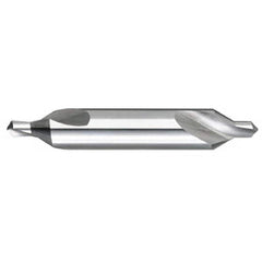 Titan USA - Combination Drill & Countersinks; Material: High Speed Steel ; Included Angle: 60 ; Trade Size: #7 ; Body Diameter (Inch): 5/8 ; Body Diameter (Decimal Inch): 5/8 ; Overall Length (Inch): 3-1/4 - Exact Industrial Supply