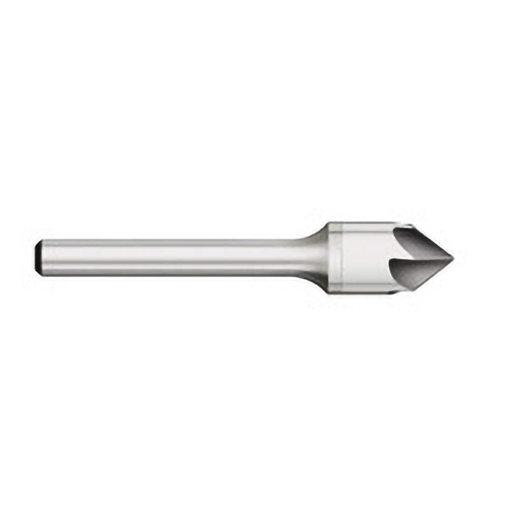 Titan USA - Countersinks; Head Diameter (Inch): 1 ; Head Diameter (Decimal Inch): 1.0000 ; Number of Flutes: 6 ; Included Angle: 60 ; Countersink Material: Solid Carbide ; Countersink Finish/Coating: Uncoated - Exact Industrial Supply