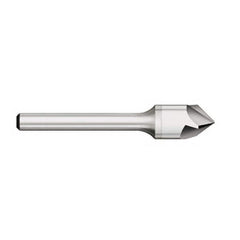 Titan USA - Countersinks; Head Diameter (Inch): 1/4 ; Head Diameter (Decimal Inch): 0.2500 ; Number of Flutes: 3 ; Included Angle: 82 ; Countersink Material: Solid Carbide ; Countersink Finish/Coating: Uncoated - Exact Industrial Supply