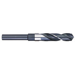 Titan USA - 1-7/16" 118° 1/2" Shank Uncoated High Speed Steel Silver & Deming Reduced Shank Drill Bit - Exact Industrial Supply