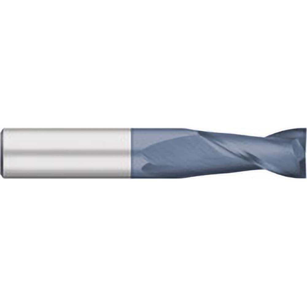 Titan USA - Square End Mills; Mill Diameter (Decimal Inch): 0.0469 ; Number of Flutes: 2 ; Length of Cut (Inch): 1/8 ; Length of Cut (Decimal Inch): 0.1250 ; Material: Solid Carbide ; Finish/Coating: AlTiN - Exact Industrial Supply
