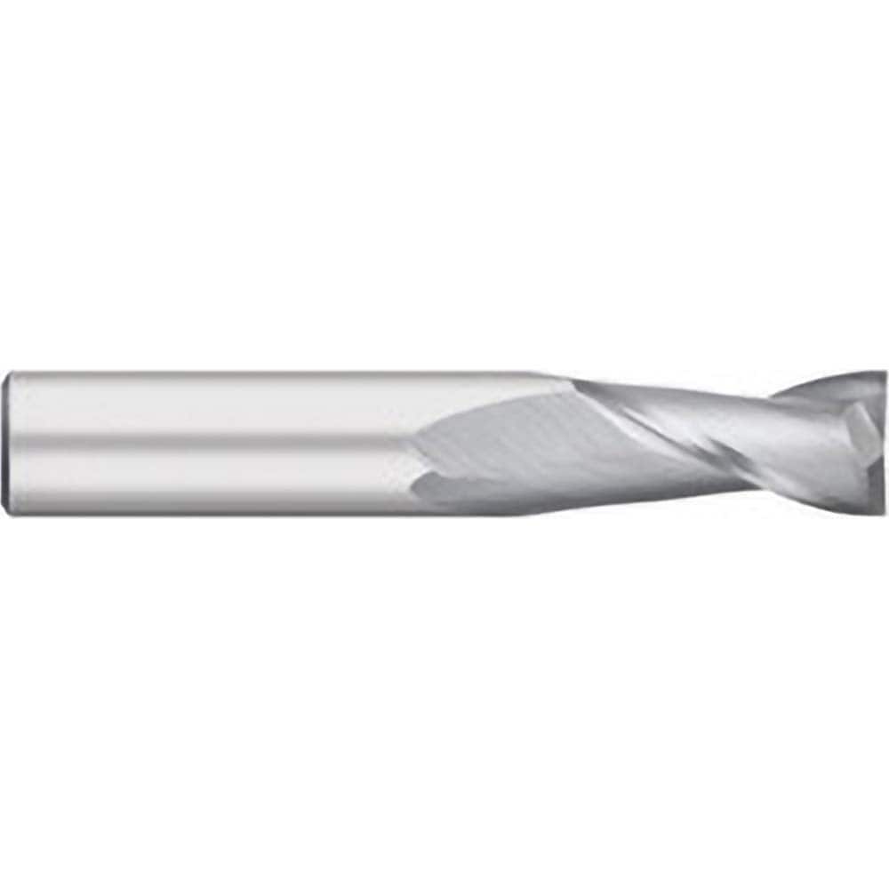Titan USA - Square End Mills; Mill Diameter (Decimal Inch): 0.0469 ; Number of Flutes: 2 ; Length of Cut (Inch): 1/8 ; Length of Cut (Decimal Inch): 0.1250 ; Material: Solid Carbide ; Finish/Coating: Uncoated - Exact Industrial Supply