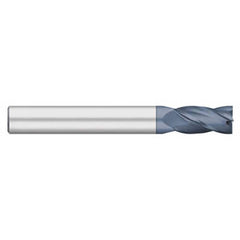 Titan USA - Square End Mills; Mill Diameter (Inch): 7/16 ; Mill Diameter (Decimal Inch): 0.4375 ; Number of Flutes: 4 ; Length of Cut (Inch): 2 ; Length of Cut (Decimal Inch): 2.0000 ; Material: Solid Carbide - Exact Industrial Supply