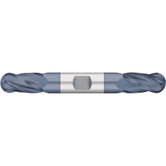 Titan USA - Ball End Mills; Mill Diameter (Inch): 3/8 ; Mill Diameter (Decimal Inch): 0.3750 ; Number of Flutes: 4 ; Length of Cut (Inch): 3/4 ; Length of Cut (Decimal Inch): 0.7500 ; Material: Solid Carbide - Exact Industrial Supply