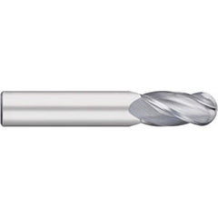 Titan USA - Ball End Mills; Mill Diameter (Inch): 5/16 ; Mill Diameter (Decimal Inch): 0.3125 ; Number of Flutes: 4 ; Length of Cut (Inch): 13/16 ; Length of Cut (Decimal Inch): 0.8125 ; Material: Solid Carbide - Exact Industrial Supply