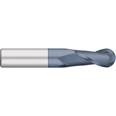 Titan USA - Ball End Mills; Mill Diameter (Inch): 5/16 ; Mill Diameter (Decimal Inch): 0.3125 ; Number of Flutes: 2 ; Length of Cut (Inch): 13/16 ; Length of Cut (Decimal Inch): 0.8125 ; Material: Solid Carbide - Exact Industrial Supply