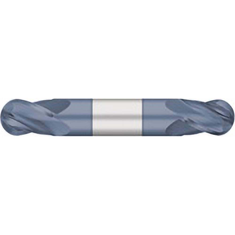 Titan USA - Ball End Mills; Mill Diameter (Decimal Inch): 0.1563 ; Number of Flutes: 4 ; Length of Cut (Inch): 5/16 ; Length of Cut (Decimal Inch): 0.3125 ; Material: Solid Carbide ; Overall Length (Inch): 2 - Exact Industrial Supply