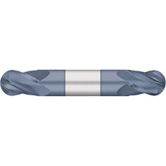 Titan USA - Ball End Mills; Mill Diameter (Inch): 7/16 ; Mill Diameter (Decimal Inch): 0.4375 ; Number of Flutes: 4 ; Length of Cut (Inch): 9/16 ; Length of Cut (Decimal Inch): 0.5625 ; Material: Solid Carbide - Exact Industrial Supply