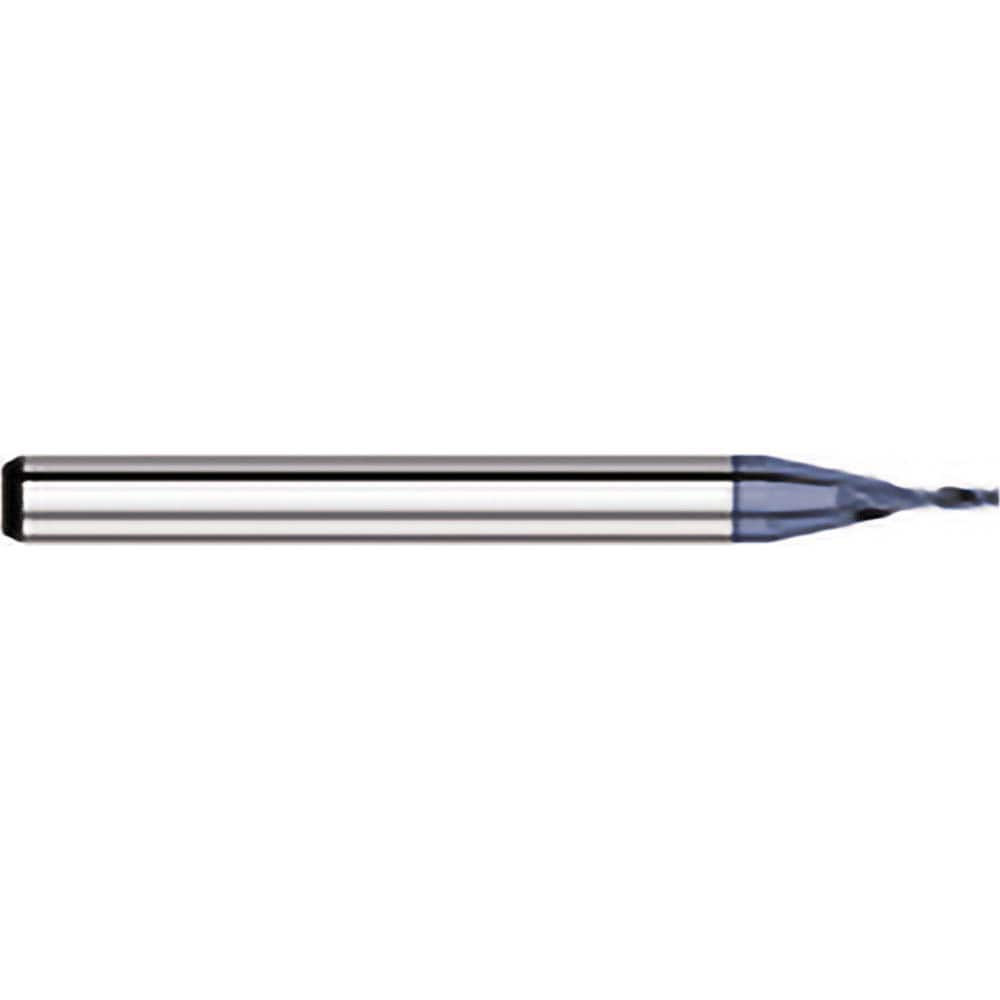 Titan USA - Square End Mills; Mill Diameter (Decimal Inch): 0.1000 ; Number of Flutes: 2 ; Length of Cut (Decimal Inch): 0.3000 ; Material: Solid Carbide ; Finish/Coating: AlTiN ; Shank Diameter (Inch): 1/8 - Exact Industrial Supply