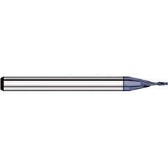 Titan USA - Square End Mills; Mill Diameter (mm): 0.20 ; Mill Diameter (Decimal Inch): 0.0080 ; Number of Flutes: 2 ; Length of Cut (mm): 0.60 ; Length of Cut (Decimal Inch): 0.0240 ; Material: Solid Carbide