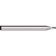 Titan USA - Ball End Mills; Mill Diameter (Decimal Inch): 0.0950 ; Number of Flutes: 4 ; Length of Cut (Decimal Inch): 0.1430 ; Material: Solid Carbide ; Overall Length (Inch): 1-1/2 ; Overall Length (Decimal Inch): 1.5000 - Exact Industrial Supply