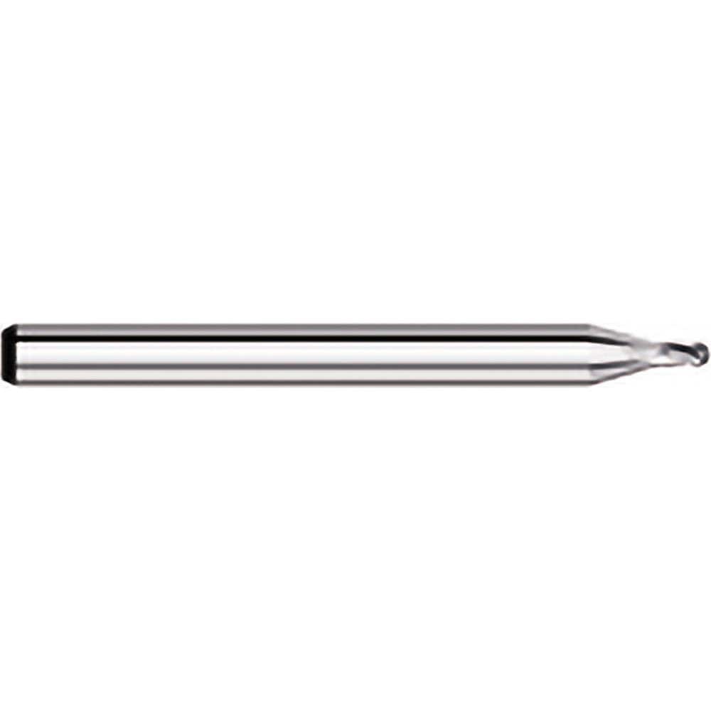 Titan USA - Ball End Mills; Mill Diameter (Inch): 5/64 ; Mill Diameter (Decimal Inch): 0.0780 ; Number of Flutes: 4 ; Length of Cut (Decimal Inch): 0.1170 ; Material: Solid Carbide ; Overall Length (Inch): 1-1/2 - Exact Industrial Supply