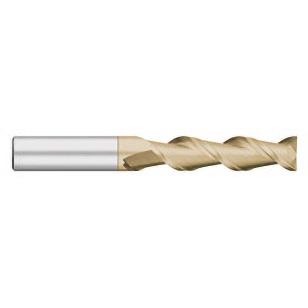 Titan USA - Square End Mills; Mill Diameter (Inch): 5/8 ; Mill Diameter (Decimal Inch): 0.6250 ; Number of Flutes: 2 ; Length of Cut (Inch): 2-3/8 ; Length of Cut (Decimal Inch): 2.3750 ; Material: Solid Carbide - Exact Industrial Supply