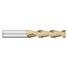 Titan USA - Square End Mills; Mill Diameter (Inch): 1 ; Mill Diameter (Decimal Inch): 1.0000 ; Number of Flutes: 2 ; Length of Cut (Inch): 2-1/4 ; Length of Cut (Decimal Inch): 2.2500 ; Material: Solid Carbide - Exact Industrial Supply