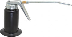 PRO-LUBE - 180 mL Capcity, 6" Long Rigid Spout, Pistol-Grip Oiler - Steel Pump, Steel Body, Powder Coated - Benchmark Tooling