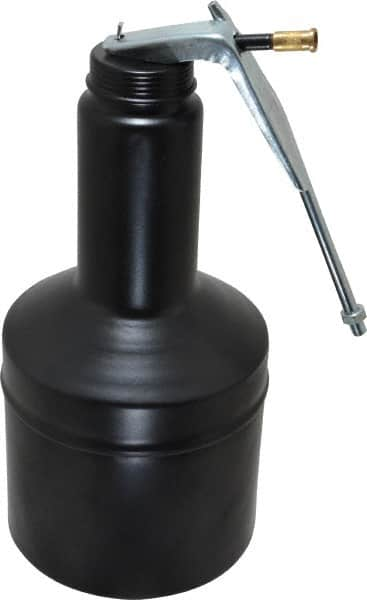 PRO-LUBE - 6" Long Rigid Spout, Pistol-Grip Oiler - Steel Body, Enamel - Benchmark Tooling