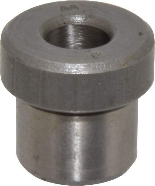 Value Collection - Type H, Letter F Inside Diam, Head, Press Fit Drill Bushing - 1/2" Body Outside Diam, 3/8" Length Under Head, Steel - Benchmark Tooling