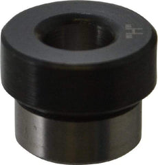 Value Collection - Type H, Letter H Inside Diam, Head, Press Fit Drill Bushing - 1/2" Body Outside Diam, 1/4" Length Under Head, Steel - Benchmark Tooling