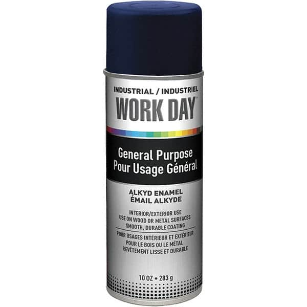 Krylon - Blue, Gloss, Enamel Spray Paint - 9 to 13 Sq Ft per Can, 10 oz Container, Use on Ceramics, Glass, Metal, Plaster, Wood - Benchmark Tooling