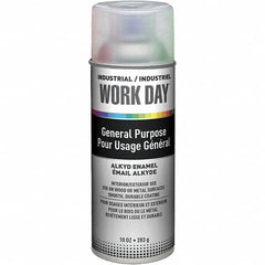 Krylon - Clear, Gloss, Enamel Spray Paint - 9 to 13 Sq Ft per Can, 10 oz Container, Use on Ceramics, Glass, Metal, Plaster, Wood - Benchmark Tooling