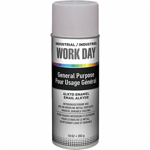 Krylon - 10 oz Gray Enamel Spray Primer - 9 to 13 Sq Ft Coverage, Quick Drying - Benchmark Tooling