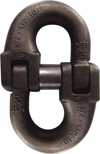 CM - 100 Grade Powder Coated Steel HammerLok Chain Coupling Link - 3/8" Diameter, 8,800 Lb Load Limit - Benchmark Tooling