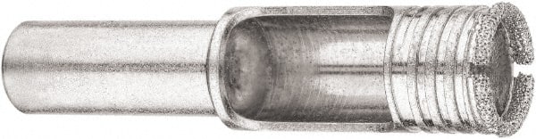 DeWALT - 1-3/8", Straight Shank, Hardened Alloy Steel, Tile and Glass Drill Bit - Benchmark Tooling