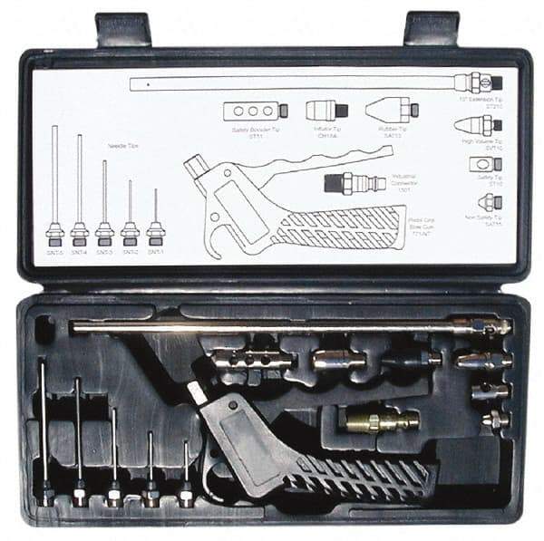 Coilhose Pneumatics - Plastic Blow Gun Kits - 1/4 Inlet, 150 Max psi - Benchmark Tooling