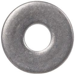 Made in USA - #2 Screw, Grade 300 Stainless Steel Standard Flat Washer - 0.094" ID x 1/4" OD, 0.016" Thick, Plain Finish, Meets Military Specifications - Benchmark Tooling