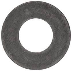 Made in USA - #4 Screw, Grade 300 Stainless Steel Standard Flat Washer - 1/8" ID x 1/4" OD, 0.017" Thick, Plain Finish, Meets Military Specifications - Benchmark Tooling