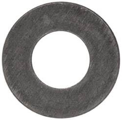 Made in USA - #4 Screw, Grade 300 Stainless Steel Standard Flat Washer - 1/8" ID x 1/4" OD, 0.017" Thick, Plain Finish, Meets Military Specifications - Benchmark Tooling